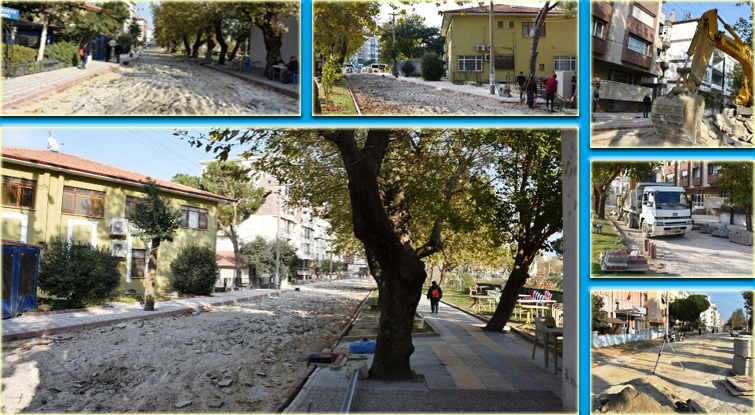 Edremit Belediyesi Cadde ve Sokakları Yeniliyor