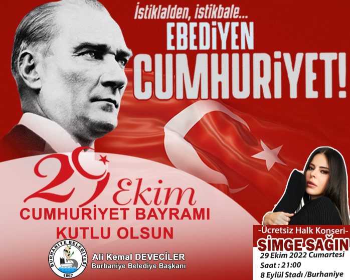Ali Kemal Deveciler'in 29 Ekim Cumhuriyet Bayramı İlanı