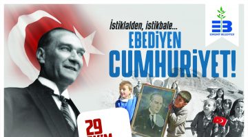 Edremit Belediyesi 29 Ekim Cumhuriyet Bayramı Kutlama İlanı