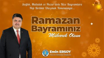 Emin Ersoy’un Ramazan Bayramı Kutlama İlanı