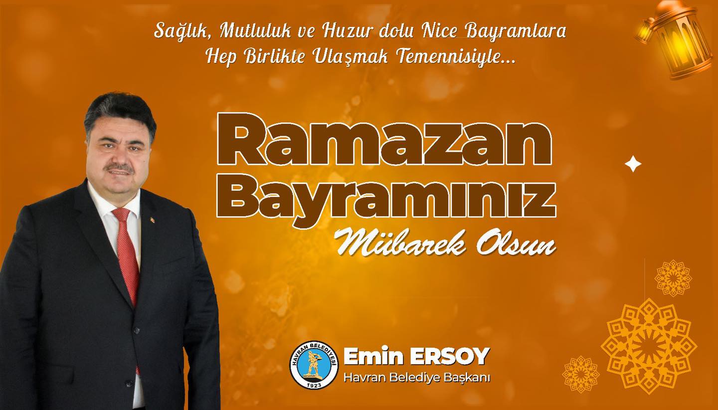 Emin Ersoy’un Ramazan Bayramı Kutlama İlanı