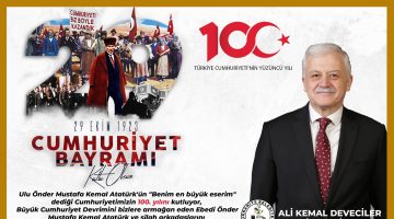 Burhaniye Belediye Başkanı Ali Kemal Deveciler’in 29 Ekim Kutlama İlanı