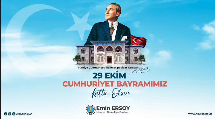 Havran Belediye Başkanı Emin Ersoy’un 29 Ekim Kutlama İlanı