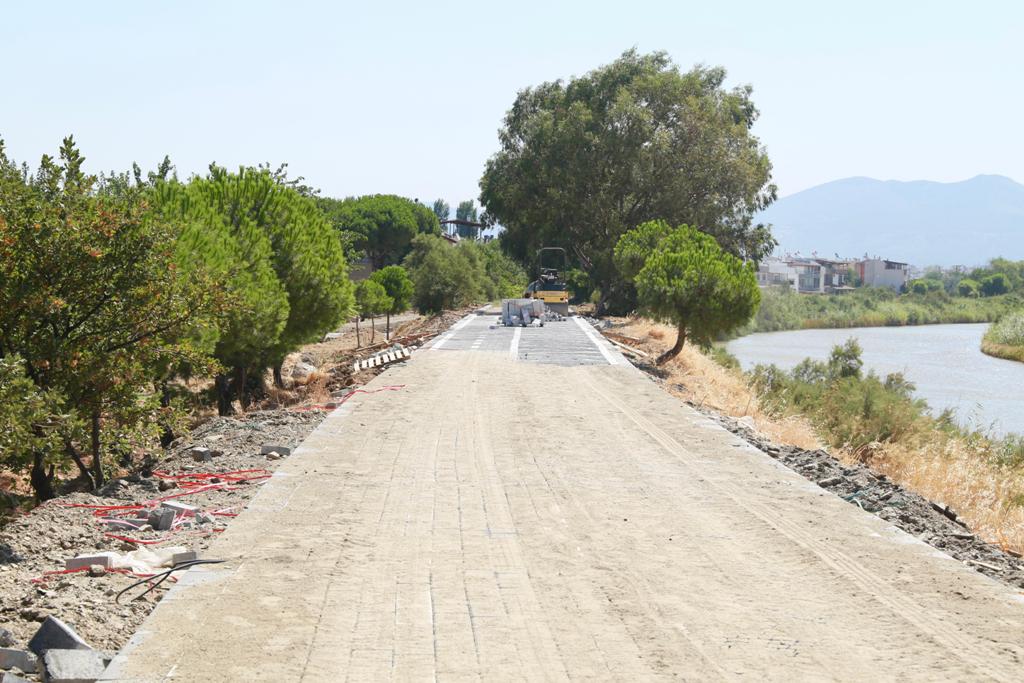 5-3 YÜRÜYÜŞ VE BİSİKLET YOLU ÇALIŞMALARI BAŞLADI