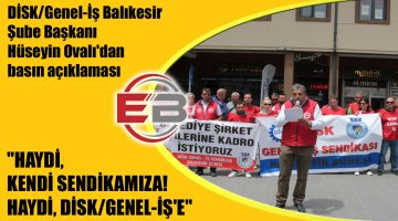 HAYDİ, KENDİ SENDİKAMIZA! HAYDİ, DİSK/GENEL-İŞ’E