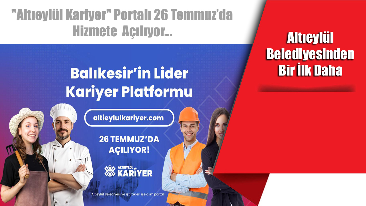 Altıeylül Belediyesinden Bir İlk Daha