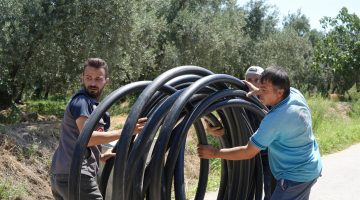 Başkan Akın, Erdekli zeytincilerin tarımsal sulama sorununu çözdü