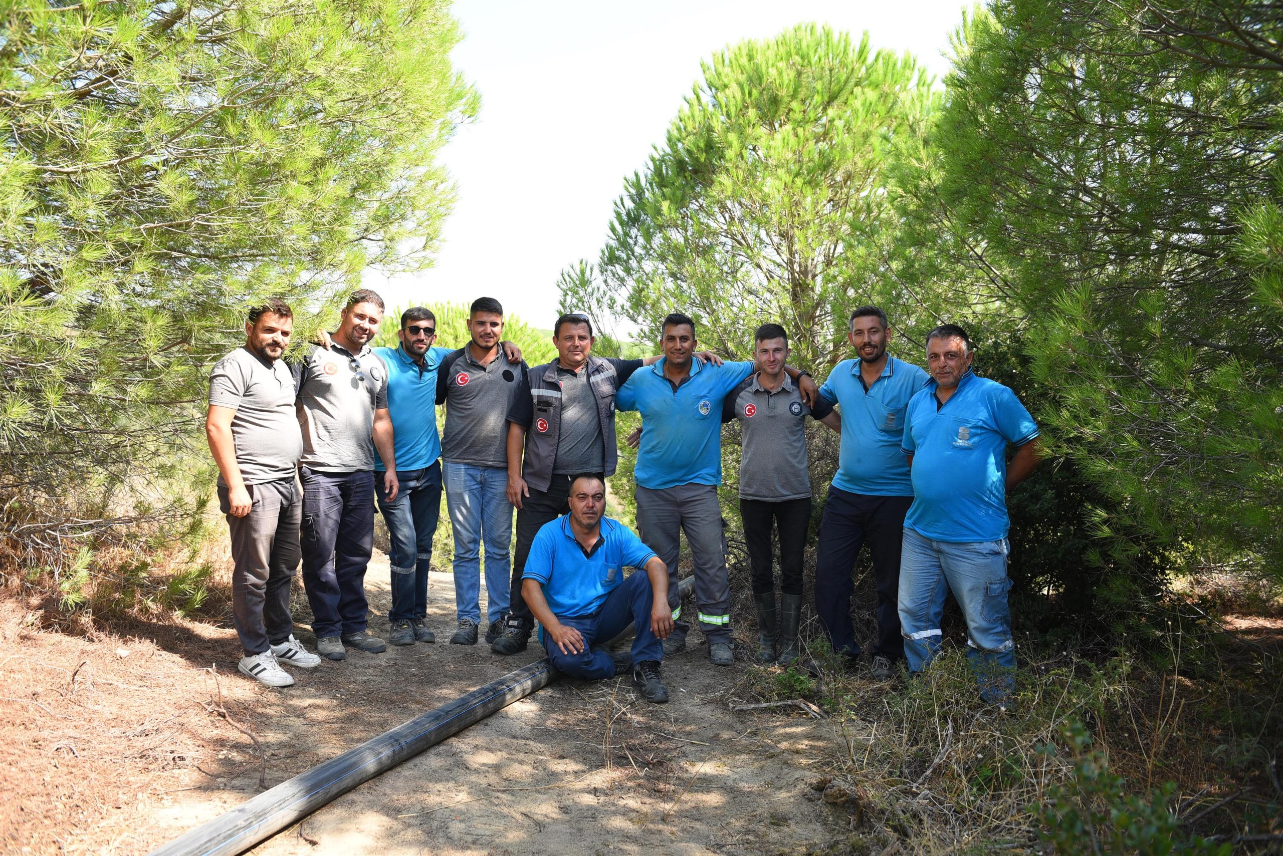 Büyükşehir eliyle, 150 bin zeytin ağacı daha suya kavuştu