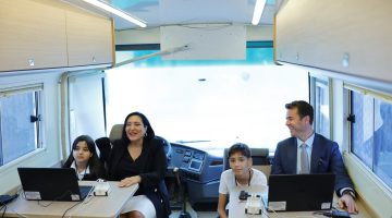 Deniztemizturmepa Mavi Nefes Eğitim Otobüsü Ayvalık’ta