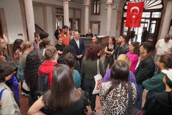 09-2-345x230 Ayvalık’ta Uluslararası Gençlik Projesi Kapsamında Zeytin Kültürü Deneyimi