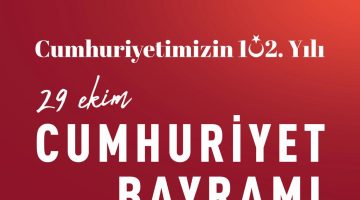 ALTIEYLÜL BELEDİYE BAŞKANI HAKAN ŞEHİRLİ’DEN 29 EKİM CUMHURİYET BAYRAMI MESAJI