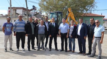 PAZARBAŞI CADDESİ’NDE ÇALIŞMALAR TAMAMLANDI