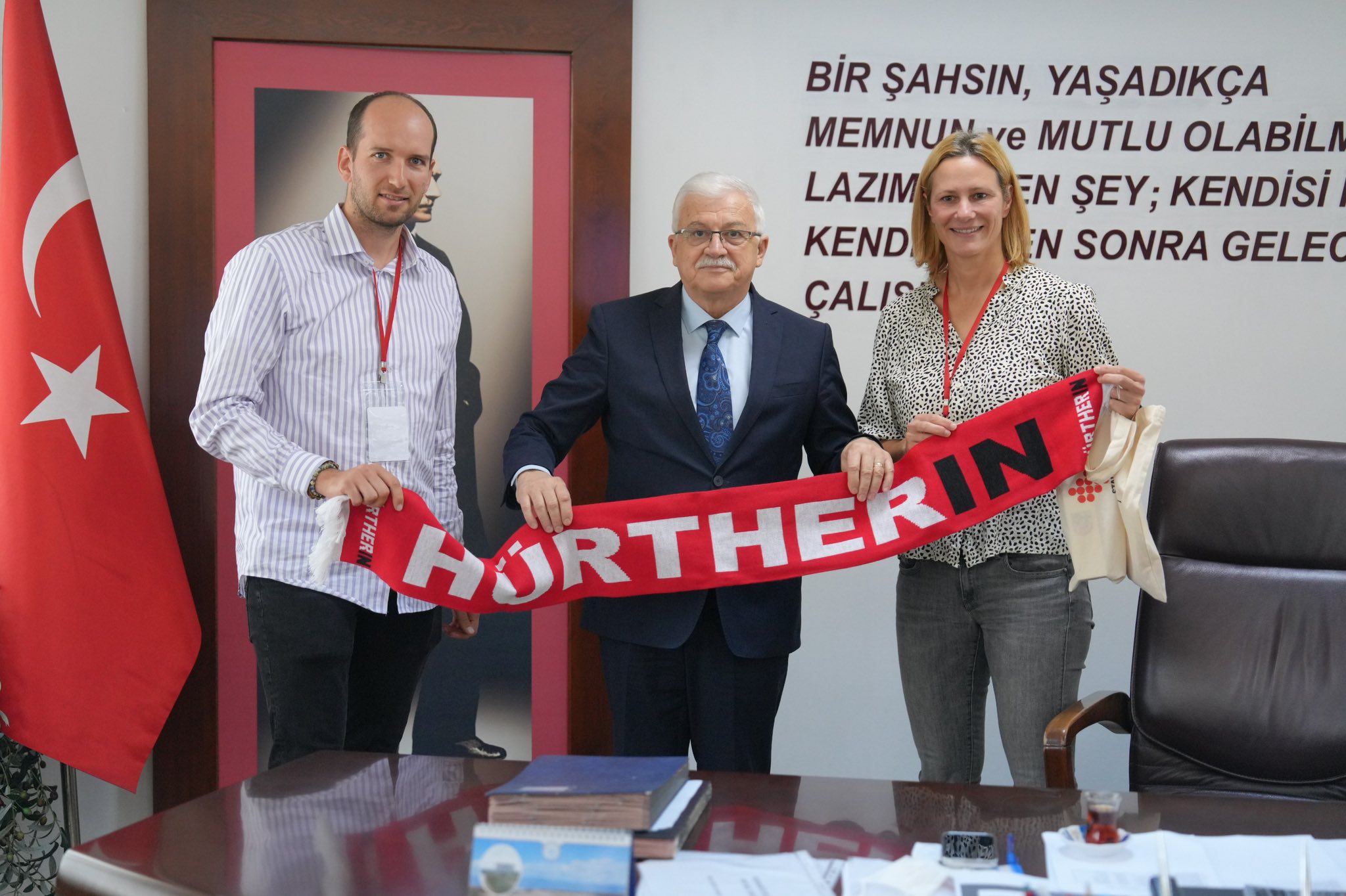 BURHANİYE, KARDEŞ ŞEHİR HÜRTH’TEN GELEN MİSAFİRLERİNİ AĞIRLADI