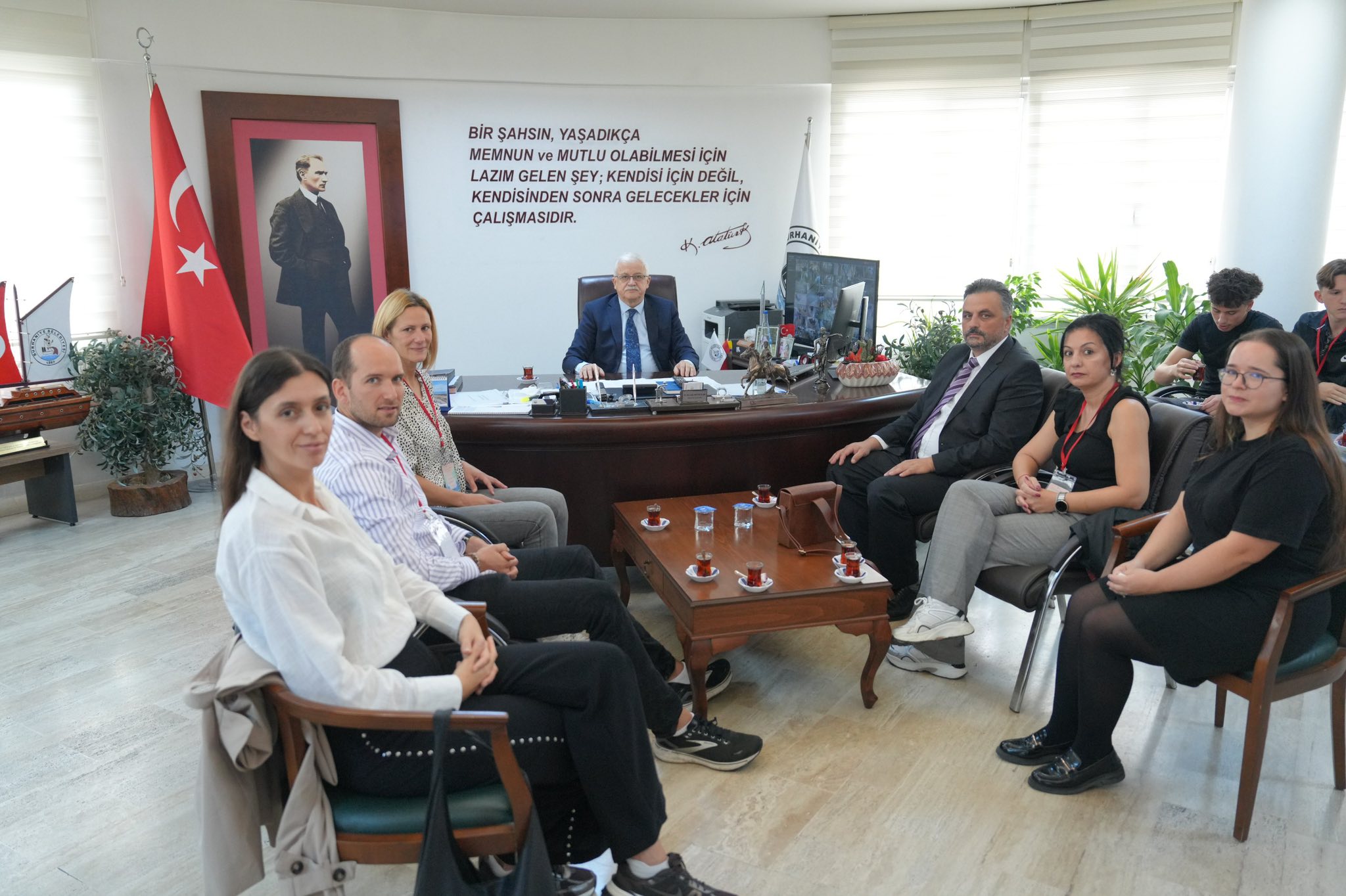 7-2 BURHANİYE, KARDEŞ ŞEHİR HÜRTH’TEN GELEN MİSAFİRLERİNİ AĞIRLADI