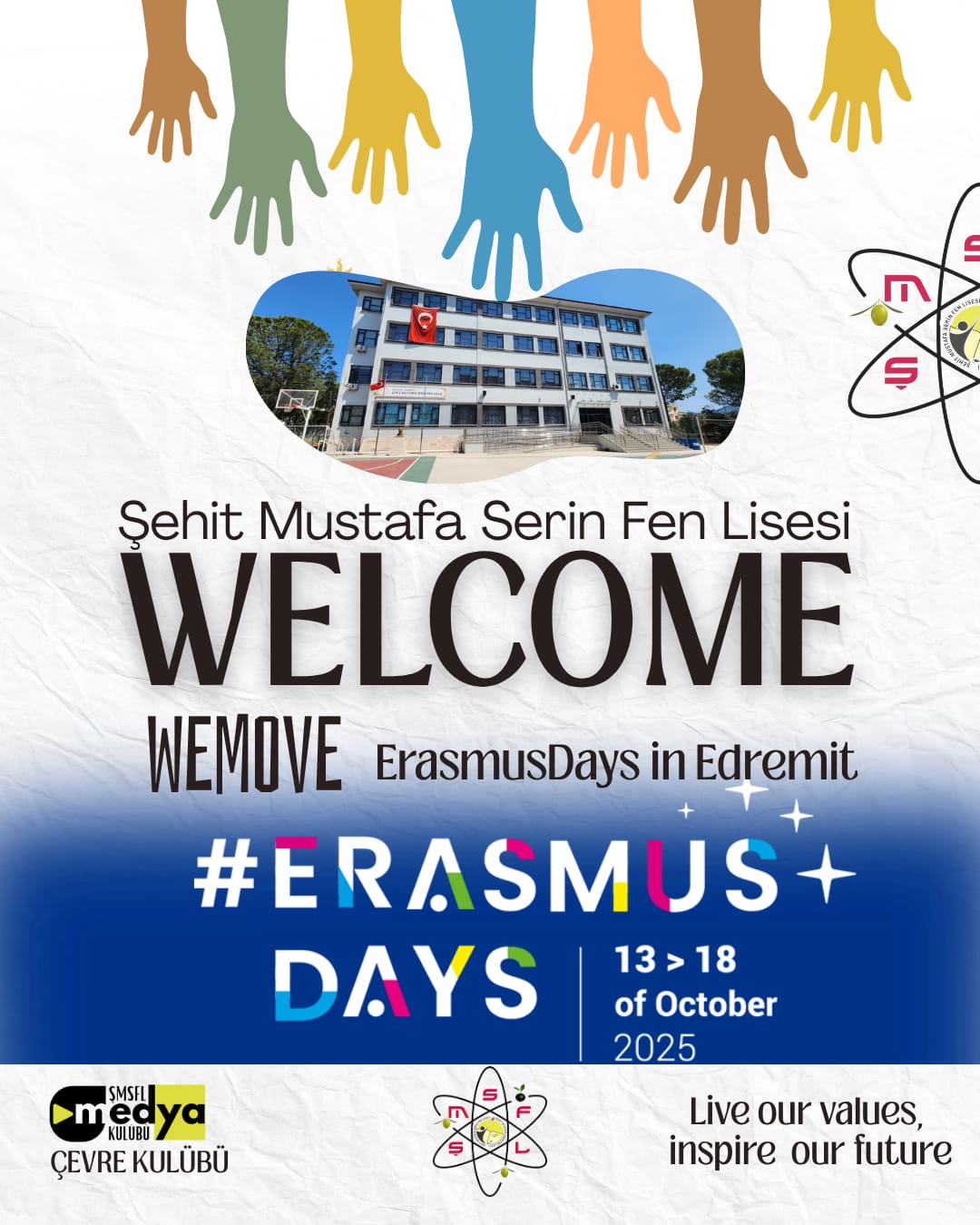 Şehit Mustafa Serin Fen Lisesi’nden Uluslararası Açılım: Erasmusdays rüzgarı esti