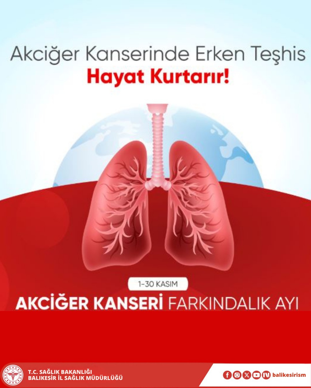 AKCİĞER KANSERİ FARKINDALIK AYI