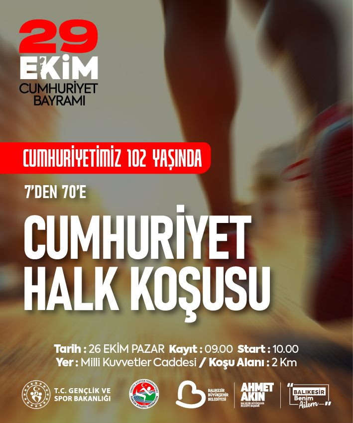 Cumhuriyet Koşusu 7’den 70’e herkesi birleştirecek