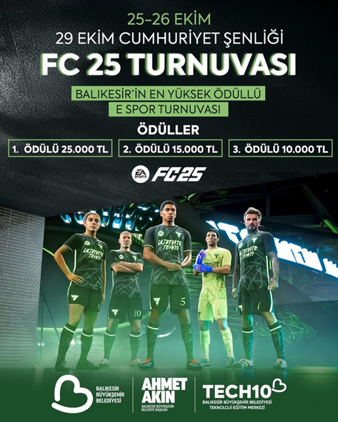 Ödüllü E-Spor Turnuvaları bayram havası estirecek