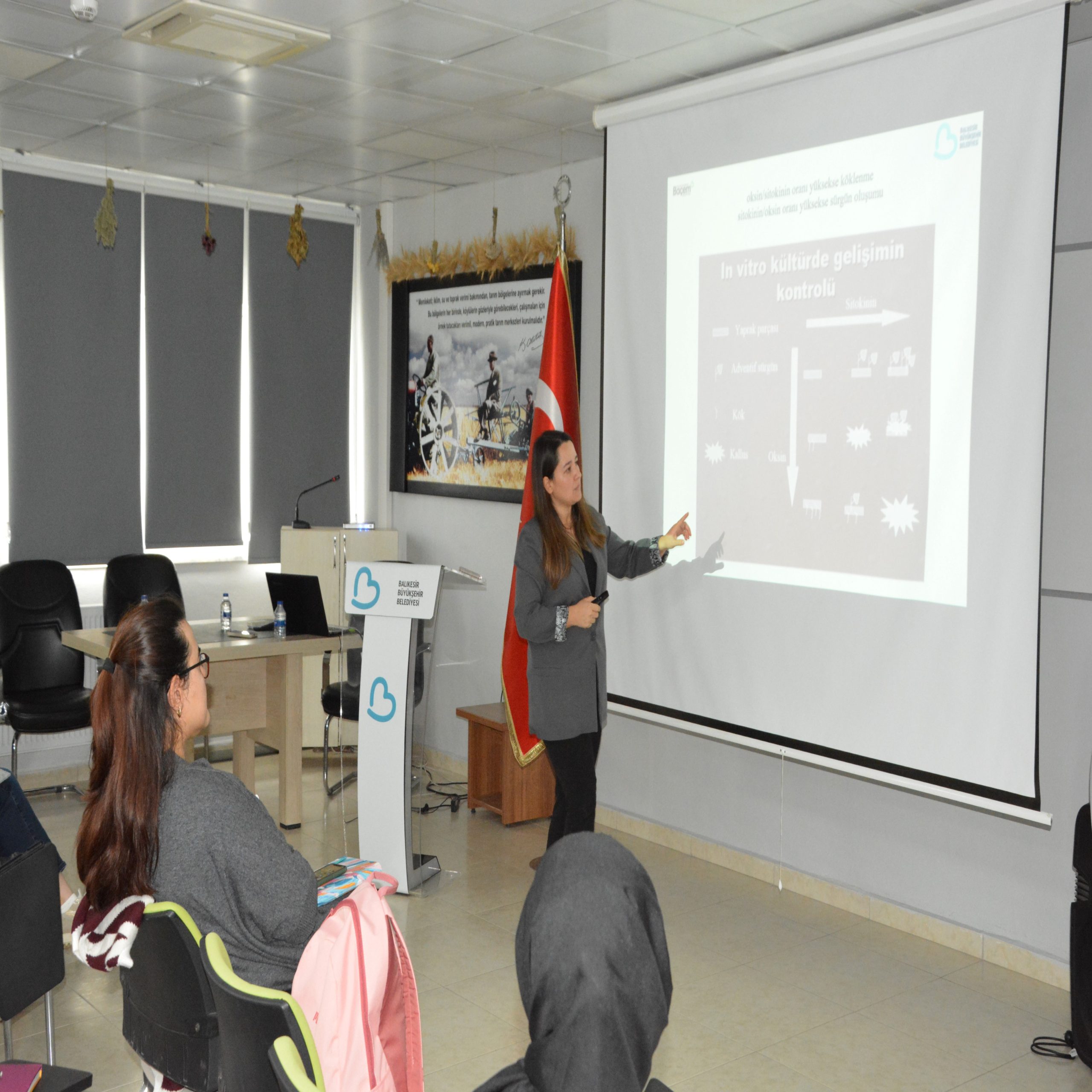 BAÇEM’de V. Bitki Doku Kültürü Kursu Tamamlandı