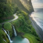 A photograph of a winding coastal road c y9D8jSd1T2WeQ8lDJosjkw iJhaMyvTS7S02RYz8DclGQ