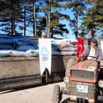 Sindirgili depremzede ciftcilere hayvan yemi destegi