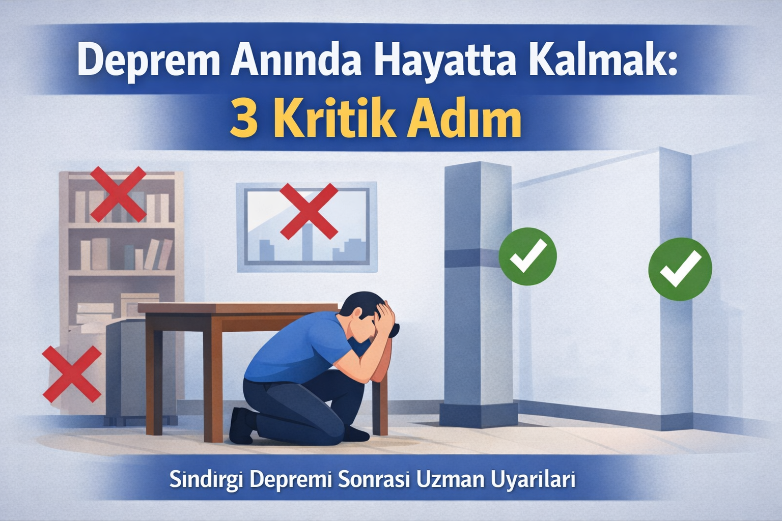 deprem anında önlemler