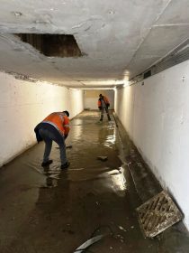 EDREMİT BELEDİYESİ YAĞIŞLARA KARŞI GÖREVDE